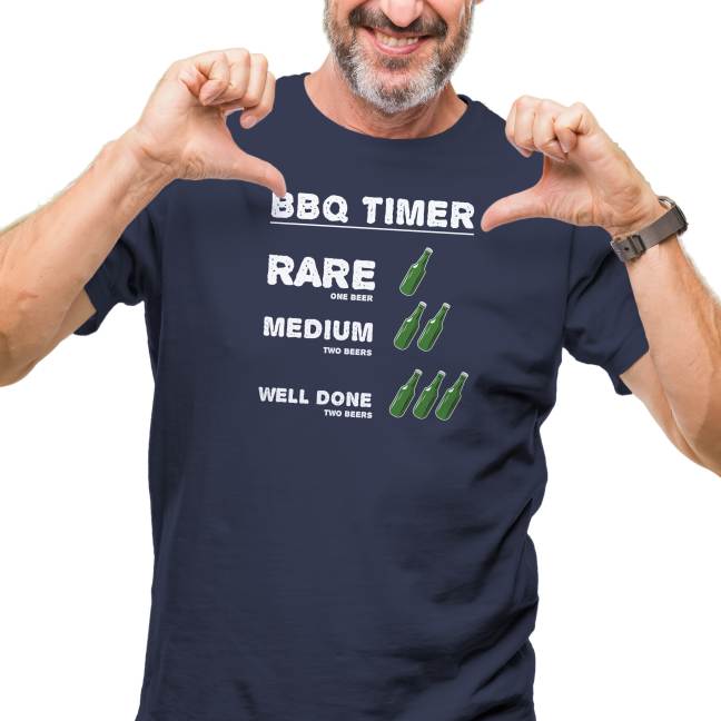Pánské tričko s potiskem "BBQ Timer"