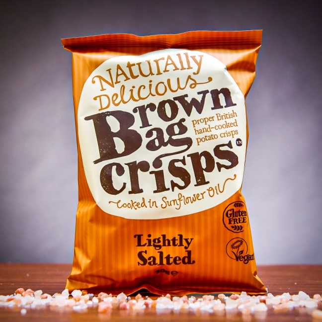 Brambůrky Brown Bag Crisps - jemně solené 40 g