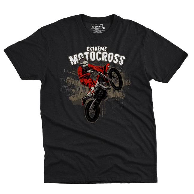 Pánské tričko s potiskem “Extreme Motocross"
