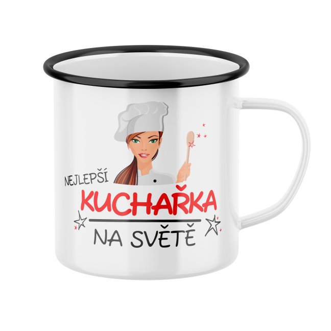 Hrnek s potiskem Nejlepší kuchařka na světě