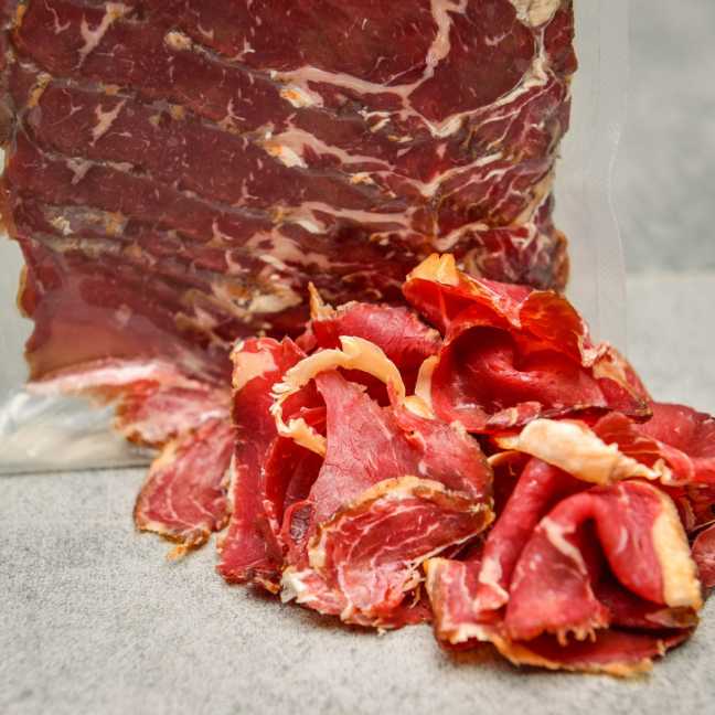 Pršut z kvalitního hovězího masa 100 g