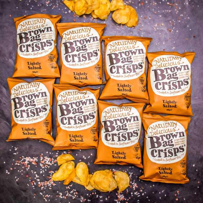 Brambůrky Brown Bag Crisps - jemně solené 40 g