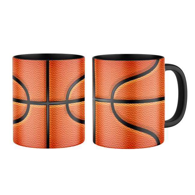 Hrnek s potiskem Basketbalový míč - celopotisk