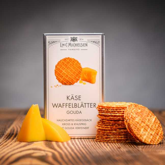 Sýrové vafle s příchutí Goudy 100 g