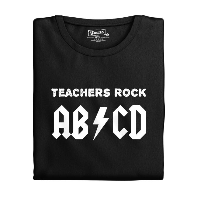 Tričko s potiskem “Teachers Rock”