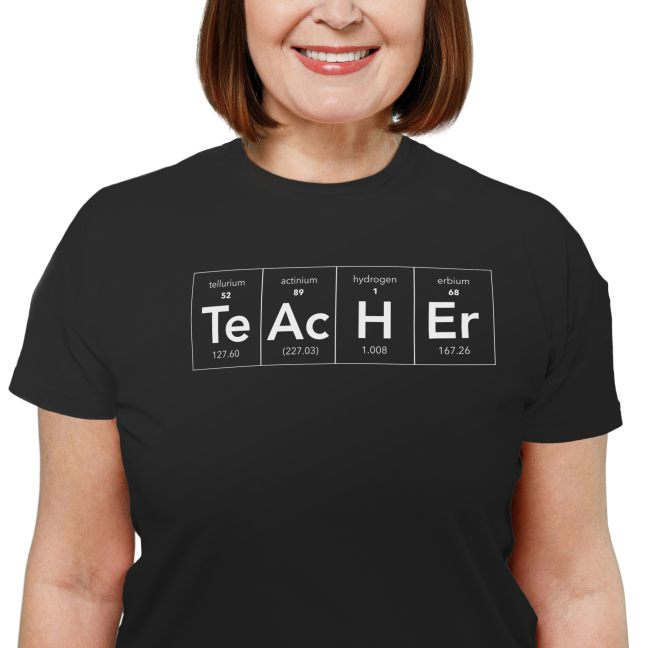 Tričko s potiskem “Te Ac H Er”