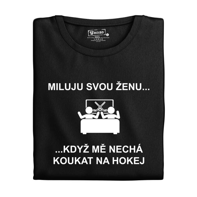 Pánské tričko s potiskem "Miluju svou ženu"