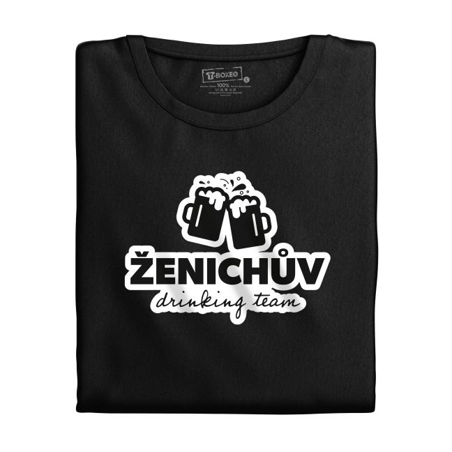 Pánské tričko s potiskem “Ženichův drinking team”