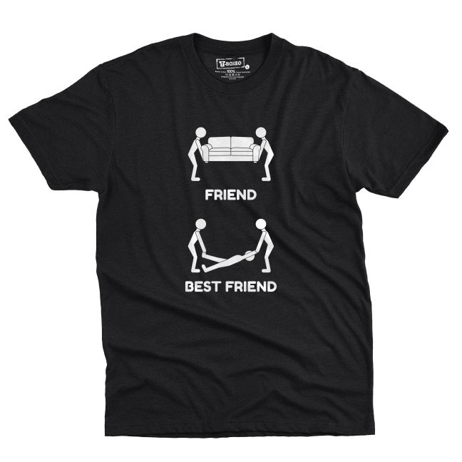 Pánské tričko s potiskem “Friend or Best Friend”