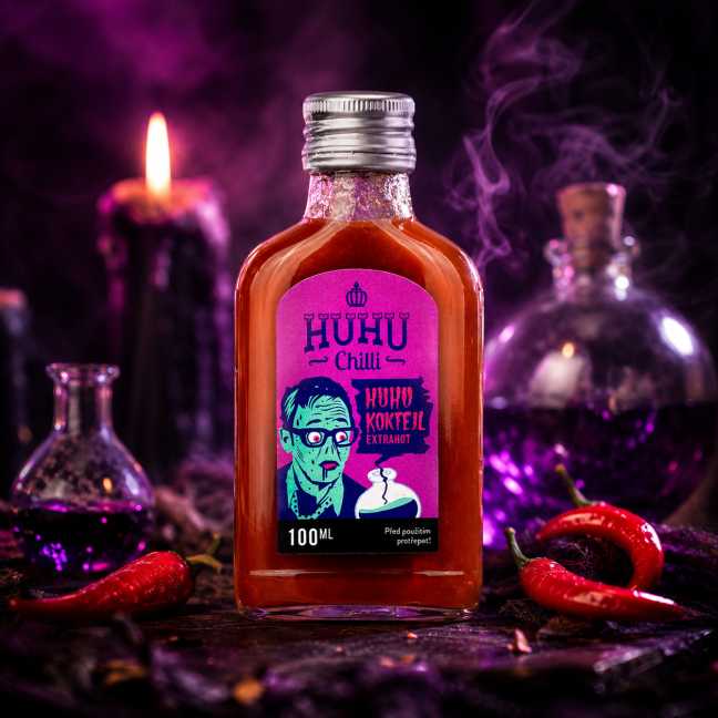 Huhu Chilli Huhukoktejl 100ml extrahot