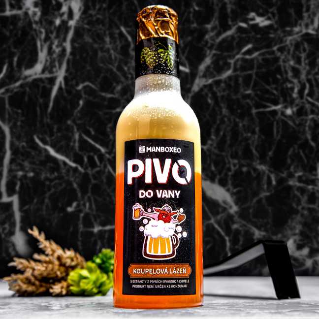 Naše Koupelová pivní lázeň  500ml - speciální receptura z pivních kvasnic a chmele