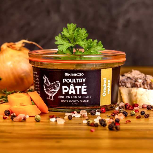 Lahodná paštika z grilovaného kuřátka 130 g