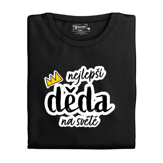Pánské tričko s potiskem “Nejlepší děda na světě”