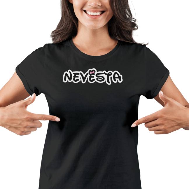 Dámské tričko s potiskem “Nevěsta”