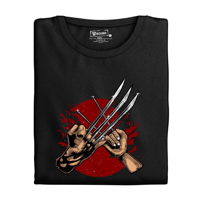 Pánské tričko s potiskem “Wolverinovy drápy"