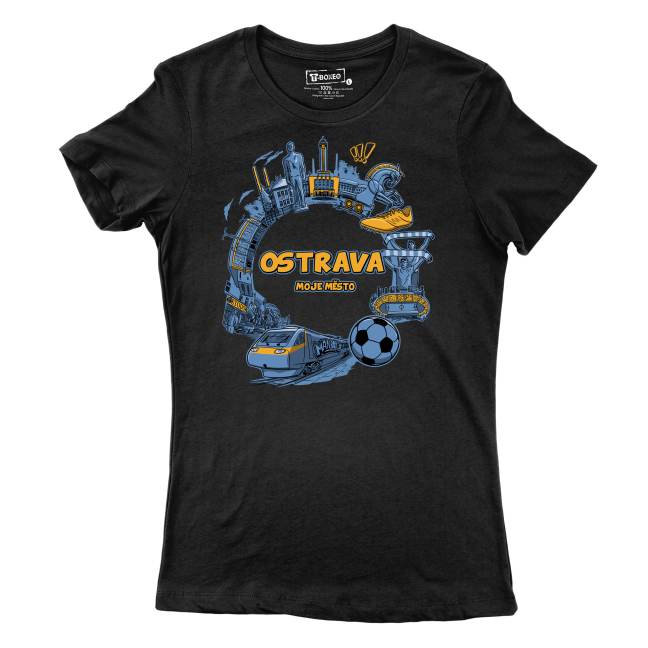 Tričko s potiskem “OSTRAVA”