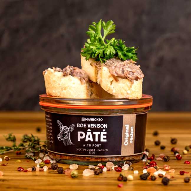 Srnčí paštika s portským vínem 130 g